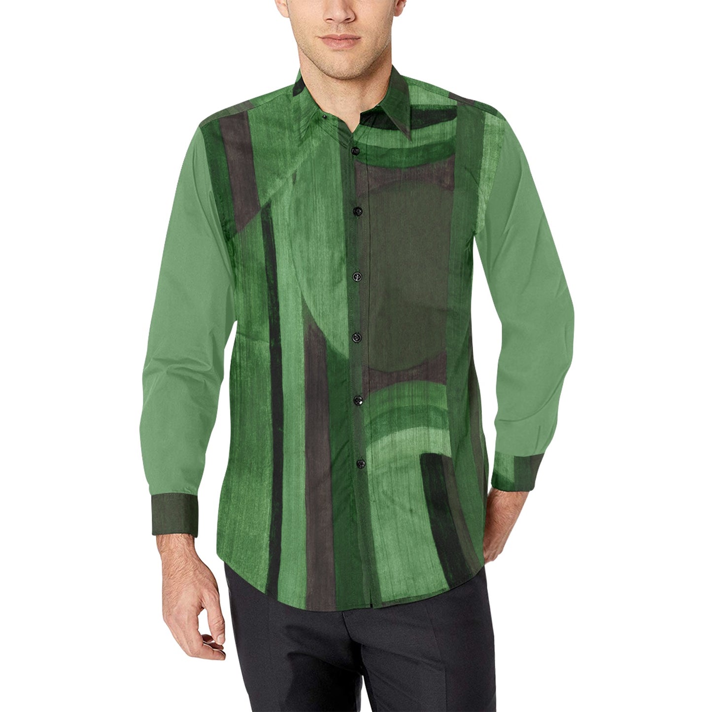 Emerald of Pompeii, (LGSL)-Men's Long Sleeve Shirt