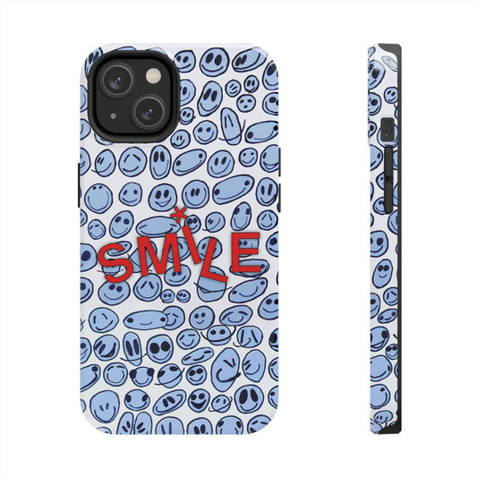 BLUE SMILE - Tough Phone Cases