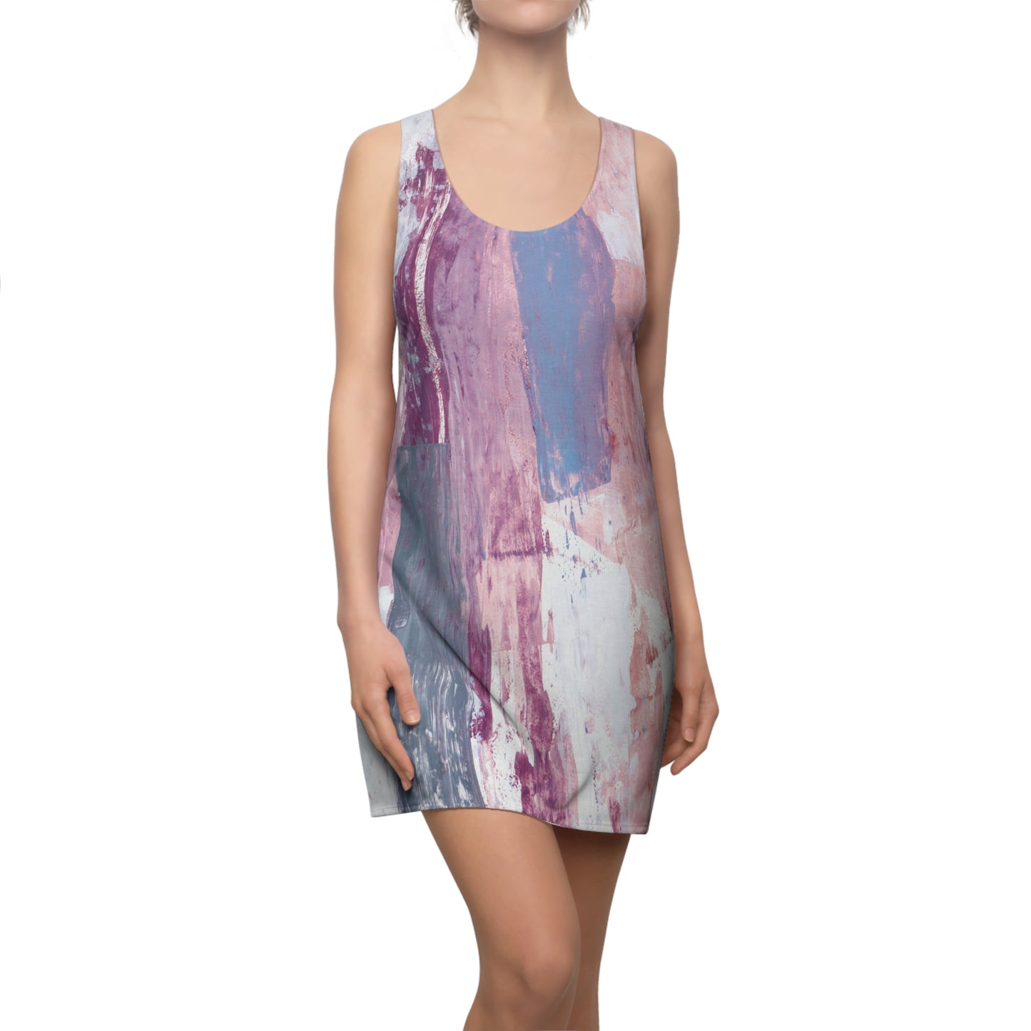 Streaks of Pastel-Racerback Dress