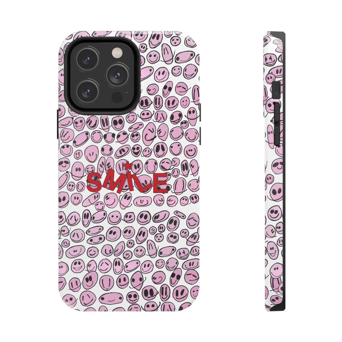 PINK SMILE - Tough Phone Cases