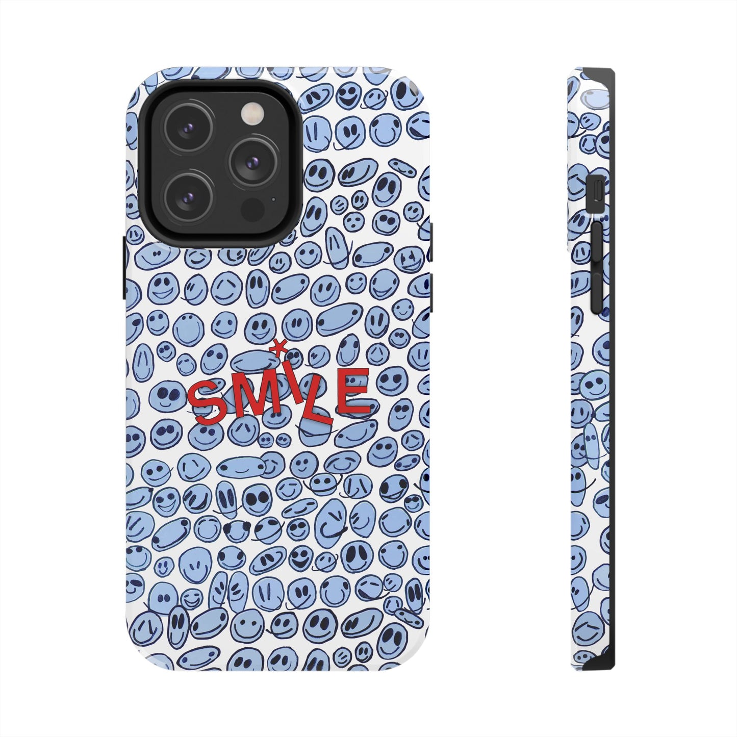 BLUE SMILE - Tough Phone Cases