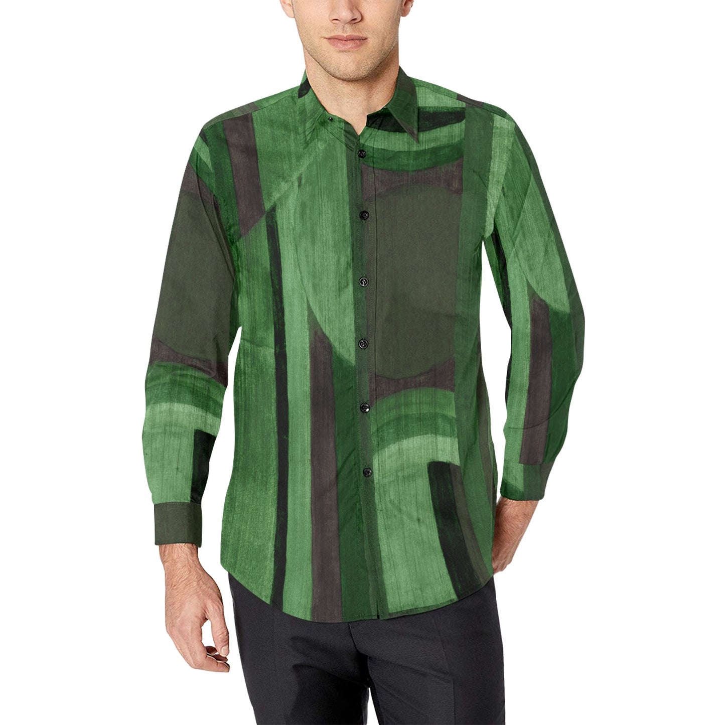 Emerald of Pompeii-Men's Long Sleeve Shirt