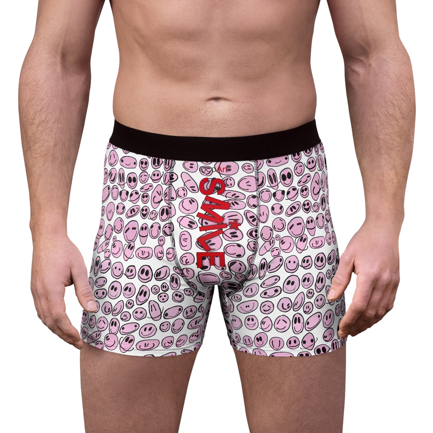 PINK SMILES - Men's Boxer Briefs