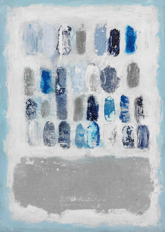 Morning Flickers of Blue l - 2020