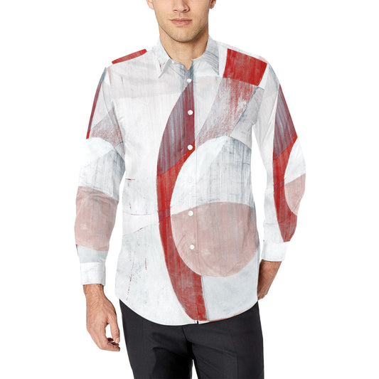 Scarlett Inlays-Men's Long Sleeve Shirt