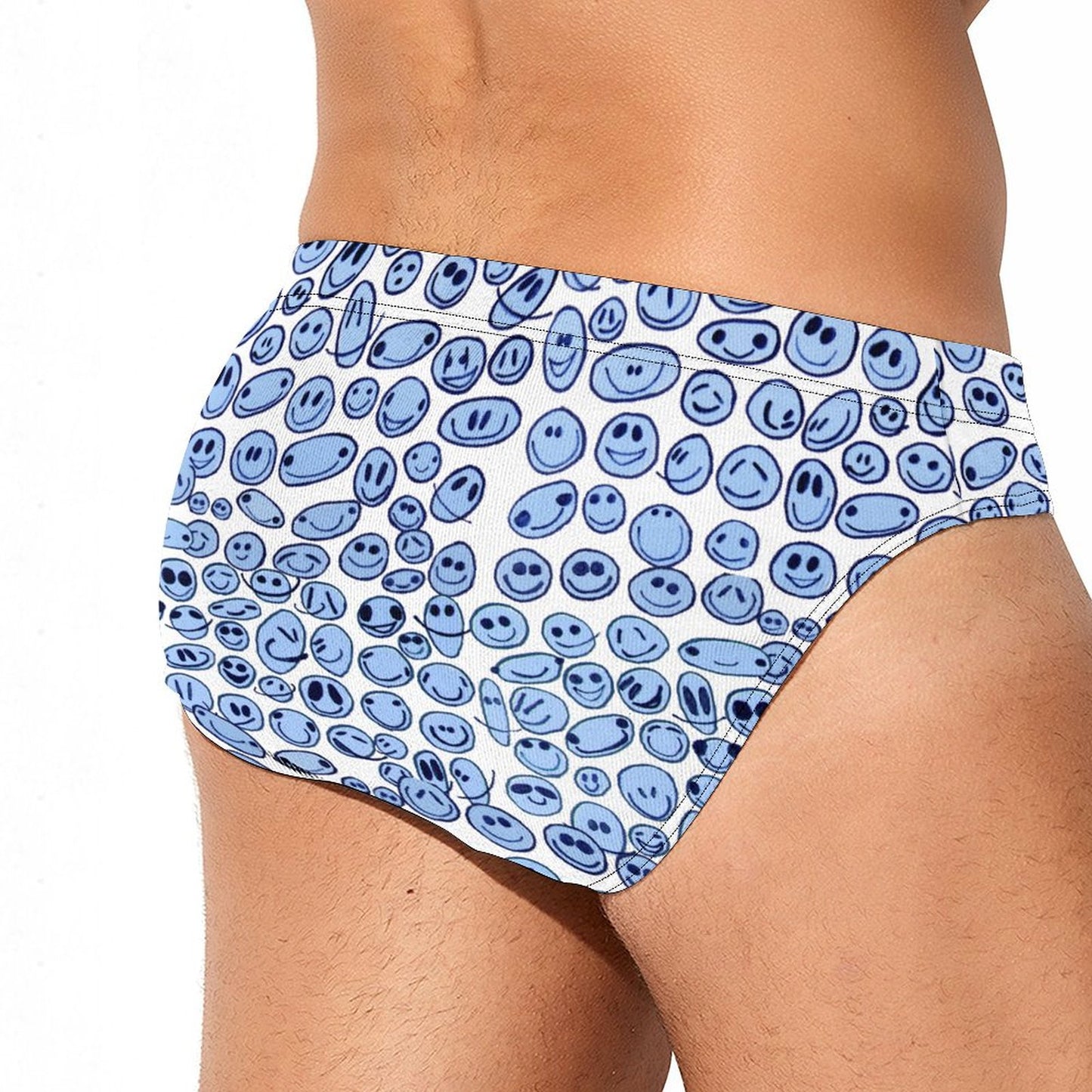 BLUE SMILES - Mens Swim Briefs