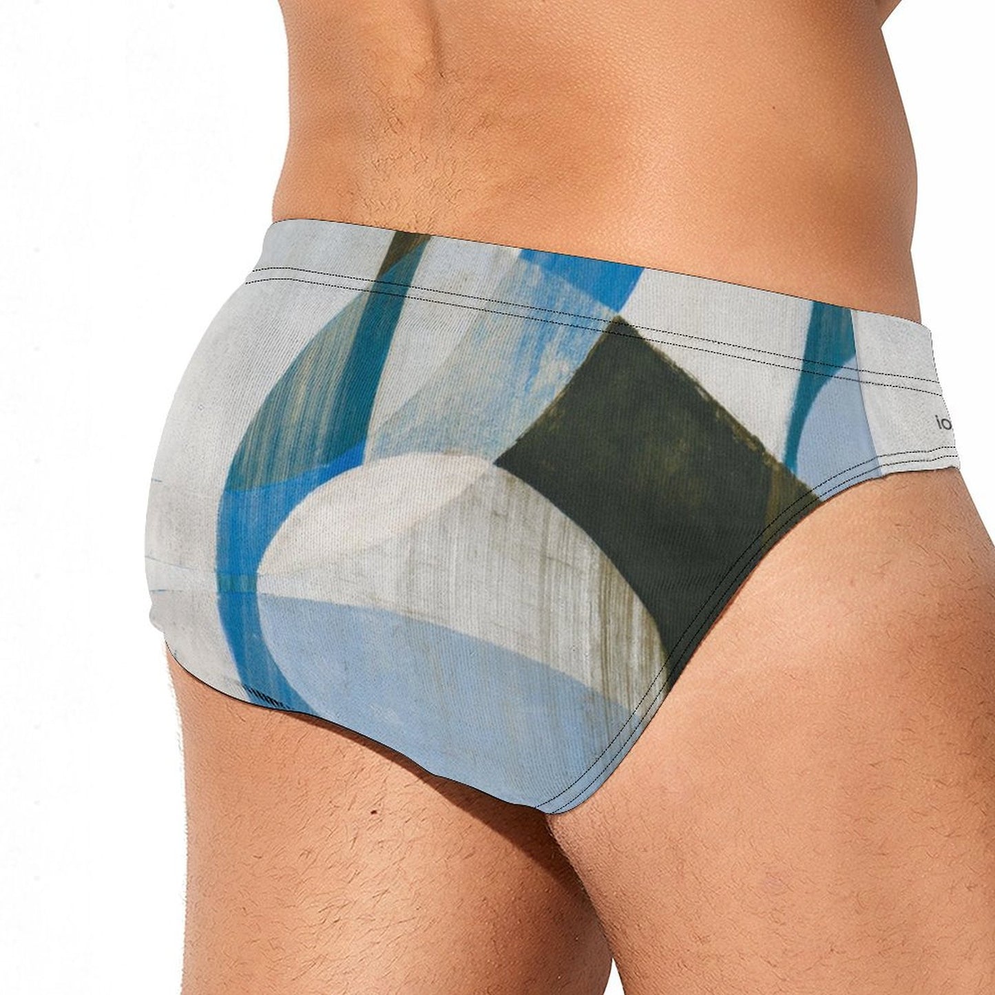 Inlays of OnyxBlues - Men's Swim Briefs