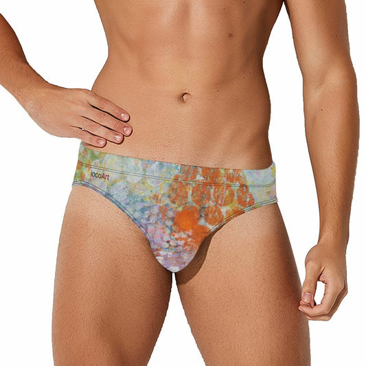 Flickering Sequence l - Mens Swim Briefs