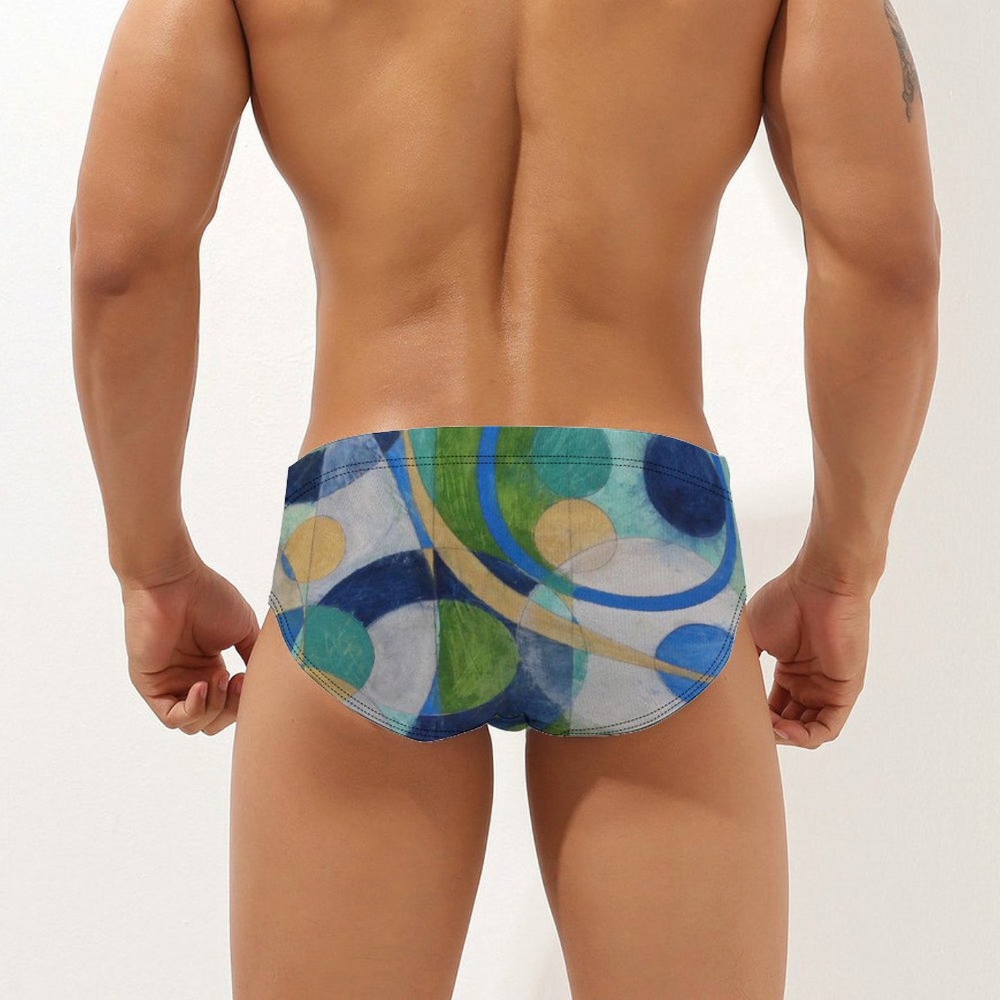 Celestial Spheres, l - Men's Swim Briefs